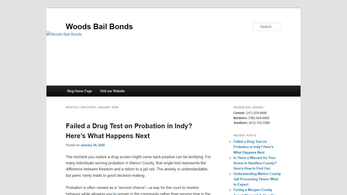 January 2026 Woods Bail Bonds